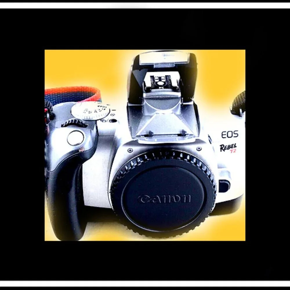 Canon Rebel EOS T2 Photography Camera With An Original Canon Camera Strap